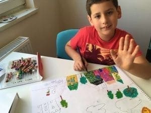 Çocuklar için resim dersi